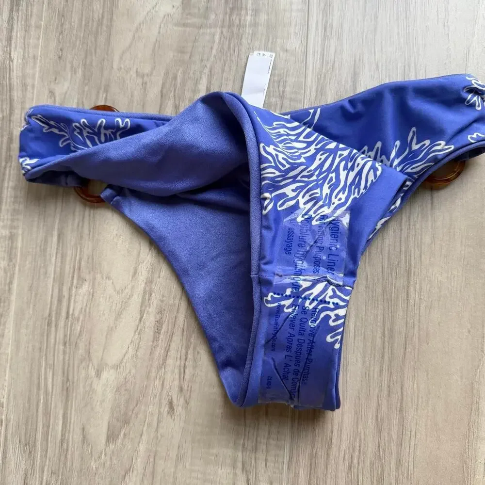 Maaji reversible bikini bottom purple